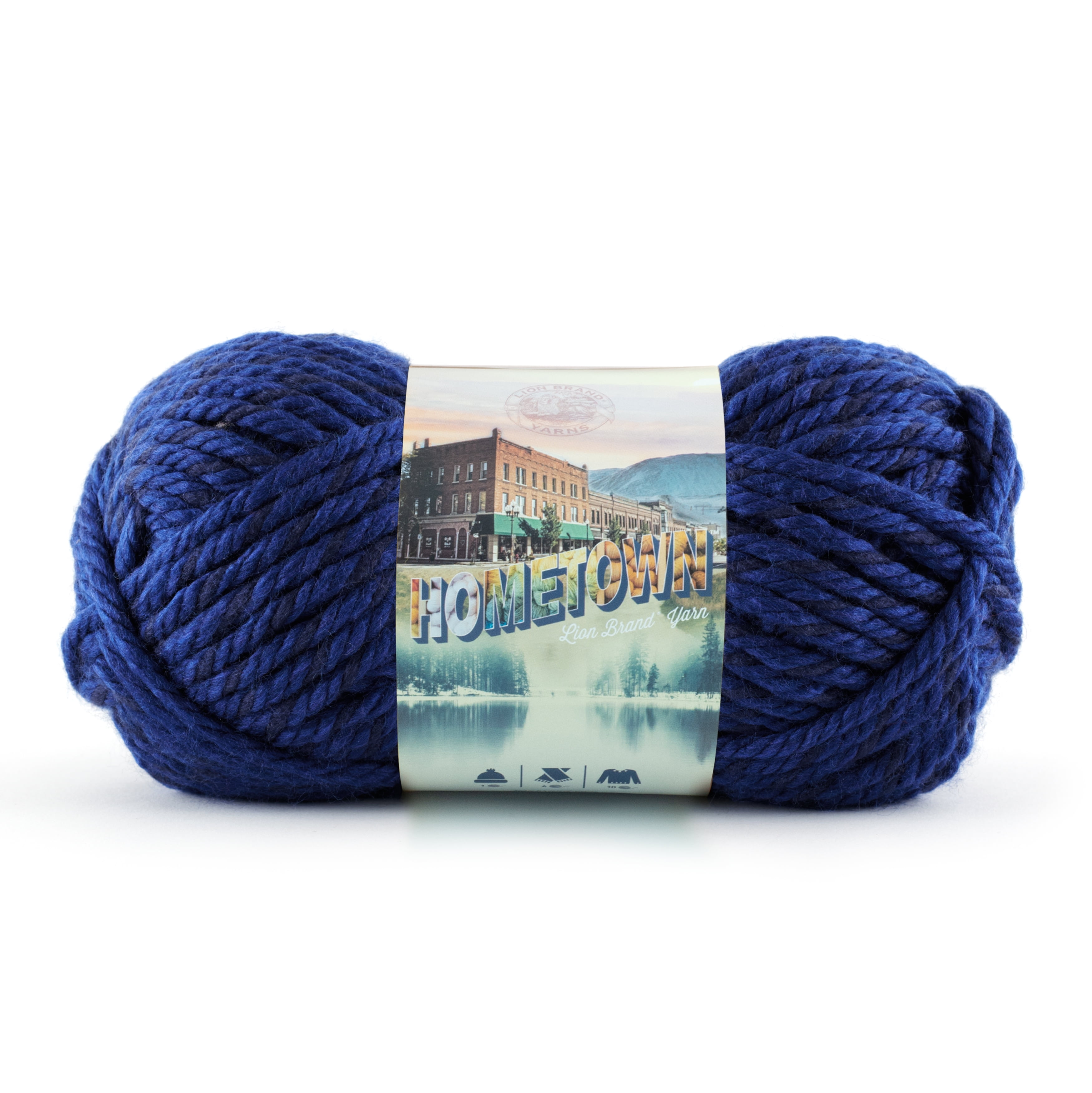 Lion Brand Yarn Hometown Arcade Pack COLOR135-022 Super Bulky Yarn Acrylic Yarn 4 Pack