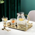 thumbnail image 1 of Langgg Mirrored Tray Vintage Style Storage for Coffee Table Cosmetic Perfume Bottle Big, 1 of 7