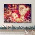 thumbnail image 2 of wall26 Canvas Print Wall Art Merry Christmas Lights Santa Claus Celebrations &amp; Holidays Decorative Illustrations Modern Art Scenic Colorful Multicolor Warm for Living Room, Bedroom, Office - 12&q, 2 of 5