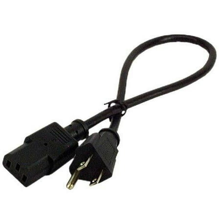 IEC M1303-1.5 PC Power Cable ( NEMA 5-15P to IEC320-C13 ) 18 Inch