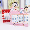 thumbnail image 2 of Hello kitty doll building blocks perpetual calendar Totoro cartoon desk calendar cute assembled DIY Doraemon, 2 of 5