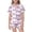 Purple, variant on Aocisk Sleepwear Kids Girls Printed Pajamas Set Short Sleeved Button Top with Bow Shorts Home Pajamas with Pockets for 2 13 Years Girls Pajamas Purple 4-5 Years