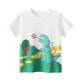 thumbnail image 2 of Esaierr Kids Toddler Summer T-Shirt Tees for Boys Short Sleeve TShirt Little Boys Casual T Cartoon Sequin Tops (Boys 1 to 9), 2 of 9