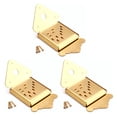 thumbnail image 1 of relayinert Mandolin Tailpiece Triangular Stringed Replacement Part with Screws Decorative Repair Guitar String Accessory 1 3Set, 1 of 6