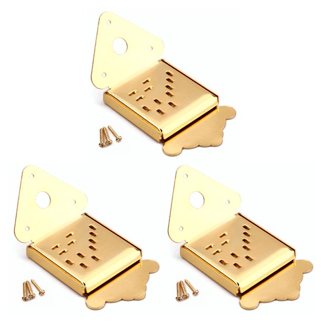 relayinert Mandolin Tailpiece Triangular Stringed Replacement Part with Screws Decorative Repair Guitar String Accessory 1 3Set