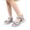 Silver, variant on Girls Shells & Pearl Decors Sandals, Adjustable Ankle Strap Comfortable Open Toe Summer Shoes For Toddler And Kids Pink Size 8-9 Years