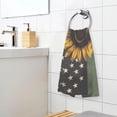 thumbnail image 3 of Coolnut Sunflower Flag Bathroom Towels 2 Pieces 16×28 inches, Cotton Bath Towel Water Absorbent Lightweight Quickdry Towels for Bathroom Ktichen Travel Gym, 3 of 6