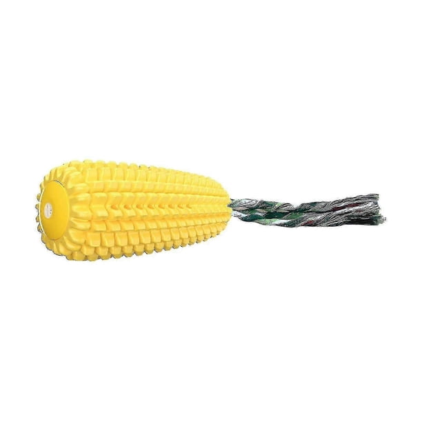 Corn-shaped Squeaky Dog Toys Puppy Toys Dogs Supplies Doggy Chew Cotton Rope