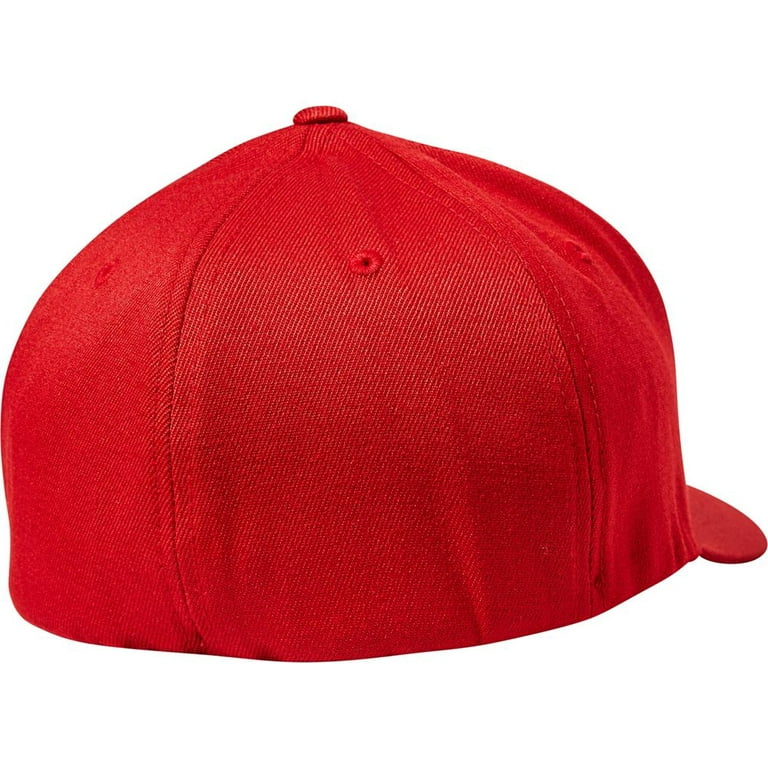2 Red Racing Number (Large/X-Large) Men\'s Fox - Fit Flex Hat Chili Cap