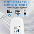 thumbnail image 5 of Rechargeable Wireless Keyboard Mouse, UrbanX Slim Thin Low Profile Keyboard and Mouse Combo with Numeric Keypad Silent Keys for Acer Chromebook 14" Laptop - White, 5 of 7