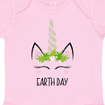 thumbnail image 4 of Inktastic Unicorn Earth Day Girls Baby Bodysuit, 4 of 5