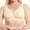 Beige, variant on Women Wireless Solid Bra Lace Summer Bra Comfortable Support for Plus Size and Mature Figures 80 Beige