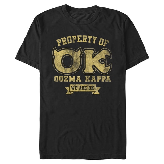 Mens Monsters Inc Distressed Property of Oozma Kappa T Shirt