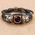 thumbnail image 4 of Pulseras trenzadas con cuentas tejidas a mano, pulseras retro con cadena, joyería, regalos para hombres y mujeres, 4 of 5