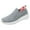Grey, variant on Siilsaa Women's Athletic Walking Shoes Slip On Casual Mesh-Comfortable Tennis Workout Sneakers(White,8.5)