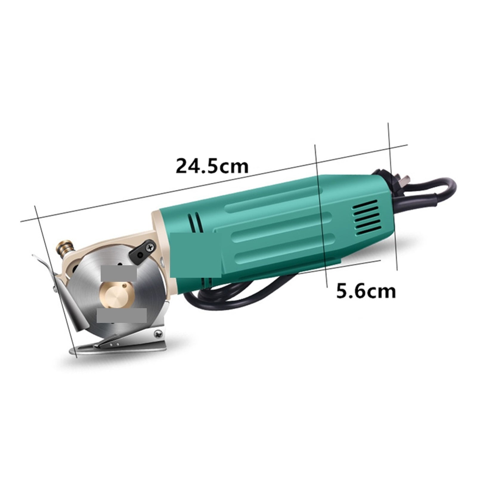 Electric Fabric Scissors Rotary Blade Fabric Tool Leather Fabric Electric Cutter Kit Cutting Saw Tool ,Sharp & Durable