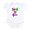 Cloud White, variant on CafePress - She Did It! (Left) Infant Creeper - Baby Light Bodysuit, Size Newborn - 24 Months