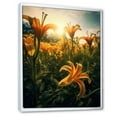 thumbnail image 2 of Designart "Dreamscape: Lilies' Field Of Beauty III" Lilies Floater Framed Wall Art Prints, 2 of 5