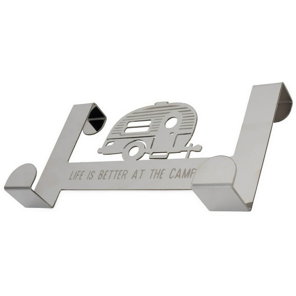 Camco 53381 Life is Better at the Campsite Over-the-Cabinet Hooks
