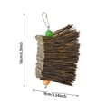 thumbnail image 3 of Bird Shredding Toy Hanging Chew Activity for Small Parrots Budgies Conures Cage Enrichment and Play,B-16cm, 3 of 7