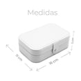 thumbnail image 2 of Joyero Organizador de Joyas Color Blanco, 2 of 4