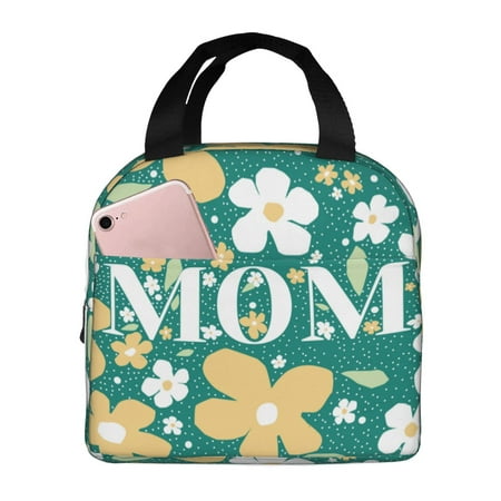 Insulated Lunch Bag for Women Men - Happy Mother s Day1 Leakproof Cooler Lunch Box for Women Men  Lunch Tote Bags for Work School Picnic Travel