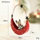 thumbnail image 3 of Christmas Wrought Iron Alien Pendant Snowman Reindeer Santa Claus Christmas Tree Ornament Desktop Decoration, 3 of 8