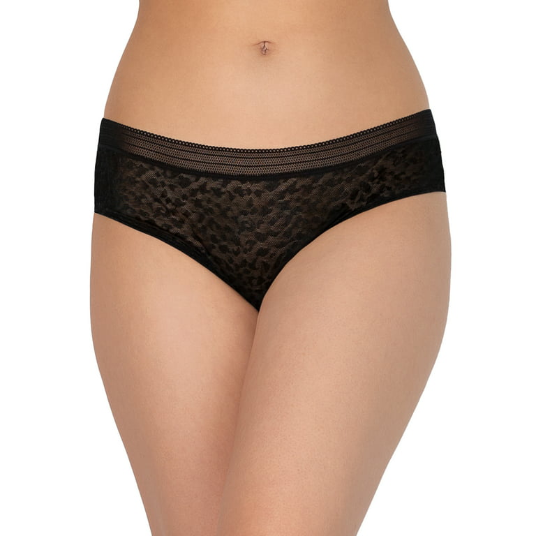 Secret Treasures Women's Leo Lace Cheeky Panty, 3-Pack, Style