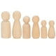 thumbnail image 4 of Cuerpos de mu?ecas con clavijas de madera, mu?ecas con clavijas de madera sin terminar, accesorios de bricolaje para bodas, pintura en color, tallado en madera, proyectos artesanales EOTVIA No, 4 of 6