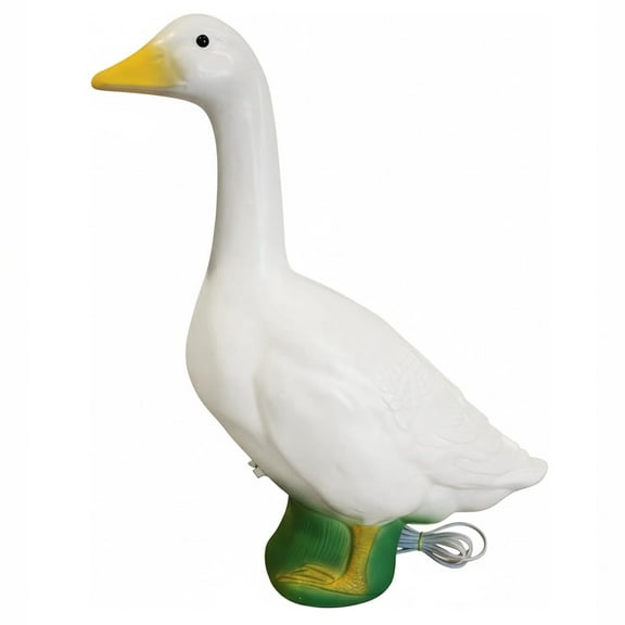 Union Products 23" Light Up Wild Goose Garden Statue, Seasonal Outfit Compatible, White