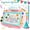 pink, variant on CUITING Magnetic Magna Doodle Board Classic Drawing Writing and Sketching Creative Toy with 2 Magnet Stamps Pen and Eraser for Toddlers and Babies