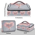 thumbnail image 3 of Iauyy Casserole Carrier for Hot Food Insulated Casserole Travel Carry Bag with Lid Food Warmer Bag for Party/Picnic,Heart-shaped Fireworks, 3 of 7