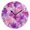 Black, variant on Round Art Wall Clock Vintage Oil Painting Texture Decorative Clock Gold Pointer, Multi-Purpose Desktop & Hanging Creative Decor Clock for Home Living Room Pink Maple Leaves