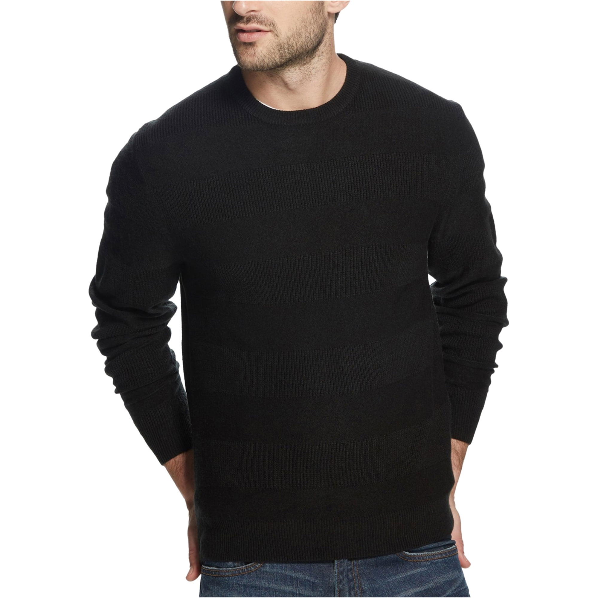 Weatherproof - Weatherproof Mens Soft Touch Pullover Sweater, Black ...