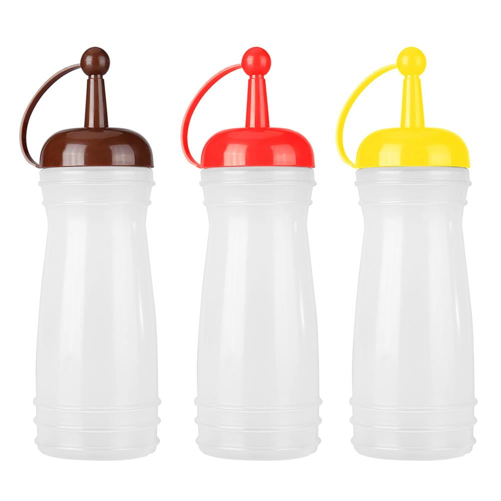 Plastic Squeeze Bottle Condiment Dispenser Ketchup Sauce Vinegar Kitchen Tools