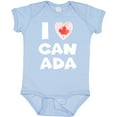 thumbnail image 3 of Inktastic I Love Canada Heart with Maple Leaf Boys or Girls Baby Bodysuit, 3 of 5