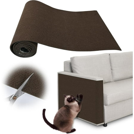 Cat Scratch Furniture Protector 15.75 x 78.74 Couch Protector from Cat Claws DIY Cat Couch Protector from Cat Claws for Leather Wood Textile Fabrics