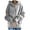 Grey, variant on DDAPJ pyju Women's Zip Up Hoodie,Long Sleeve Solid Color Basic Hooded Sweatshirts Plus Size Soft Comfy Sweatshirt Coat Fleece Lined Casual Drawstring Jacket with Pockets