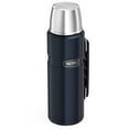 thumbnail image 2 of Thermos Stainless King 40 Ounce Beverage Bottle, Midnight Blue, 2 of 8