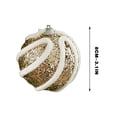thumbnail image 2 of Fiudx Adornos Colgantes para Árbol de Navidad, Adornos de Espuma con Lentejuelas, Juego de Bolas Brillantes, Decoración Festiva para El Hogar, Fáciles de Colgar, Reutilizables, Tamaño 8 X 8 Cm, Juego, 2 of 5