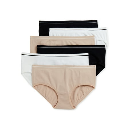 

Best Fitting Panty Women s Seamless Hi-Cut Panties 6-Pack