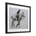 thumbnail image 2 of Stupell Industries Eclectic Polo Rider in Motion Black Framed Print Under Glass, 16 x 13, by Jadei Graphics, 2 of 8
