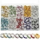 thumbnail image 1 of 700pcs/paquete Rondelle Beads coloridos de rinociones de diamantes de diez rianas cuentas redondas planas para decoraciones de joyas, 1 of 7