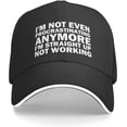 thumbnail image 1 of I'm Not Even Procrastinating Anymore I'm Straight Up Not Working Hat for Men Dad Hats Funny Hats, 1 of 7