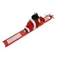 thumbnail image 5 of Juguete eléctrico de Papá Noel, carrera negra, escalada, decoraciones para árboles de Navidad, adornos de escaparate, escalera única óptica, 5 of 5