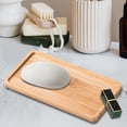 thumbnail image 4 of YWIYIUD 1PC Small Wood Tray, Organizer Tray for Kitchen, Serving, Rectangular Serving Trays forFood, Decorative Organizer for Kitchen Use Table Decorations 7×3.5×0.4inch, 4 of 8