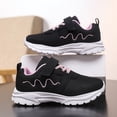 thumbnail image 3 of Kids Shoes Toddler Boys Girls Running Sneakers Comfy Arch Support Breathable Athletic Sports Gym Walking Shoes Pink 3.5 Big Kid, 3 of 5