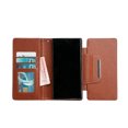 thumbnail image 4 of Allytechgroup 2 in 1 Wallet Case for Samsung Galaxy A26 5G, Detachable Back Cover Multiple Cards Slots Magnetic Closure Protective Phone Case for Samsung Galaxy A26 5G, Brown, 4 of 9