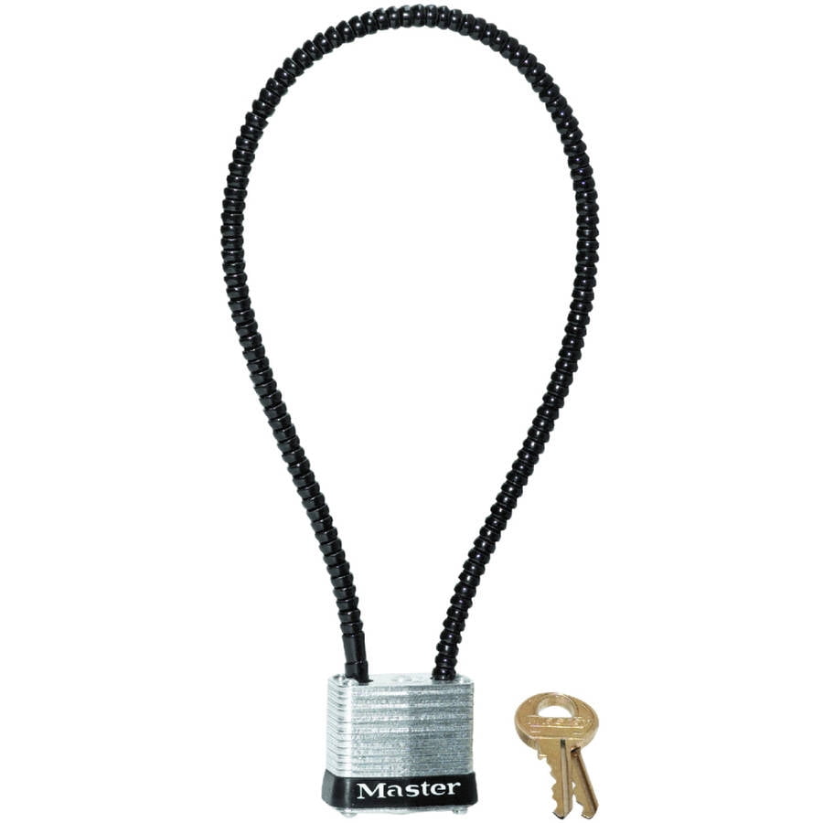 Master Lock 107KADSPT Keyed Alike 14" Cable Gun Lock / California