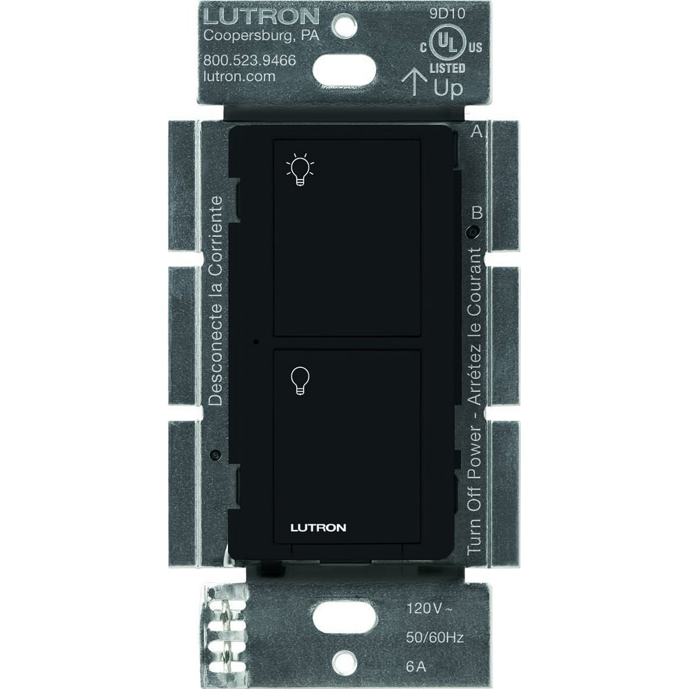 Lutron Caseta Wireless Smart Lighting Switch For Bulbs And Fans Black